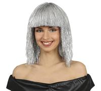 FIESTAS GUIRCA Silver Half Mane Wig Polyester 3.2cm