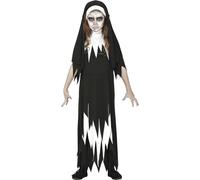 FIESTAS GUIRCA Sinister Nun Costume Age 7-9 Years