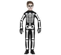 FIESTAS GUIRCA | Skeleton Costume Boy - Jumpsuit for Kids - Various Sizes