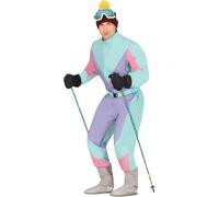 FIESTAS GUIRCA Ski Poles Pair 45.3in Multicolour 90s Party Accessory