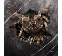 FIESTAS GUIRCA | Spider Hole Wall Decoration with Adhesive (16 x 16 cm) - Wall, Door and Window Decoration for Halloween and Horror Parties - Ideal for Celebrations and Events - Multi-Coloured