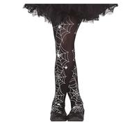 FIESTAS GUIRCA | Spiderweb Tights (3-6 Years) - Spider Stockings for Children's Halloween and Carnival Costumes - Ideal Accessory for Girls at Animal Parties and Celebrations - Black