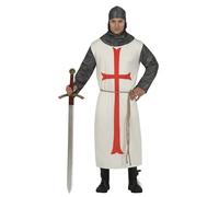 FIESTAS GUIRCA St George Knight Templar Fancy Dress Costume Adult Man Size Large