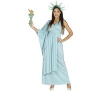 FIESTAS GUIRCA Statue Liberty costume for women