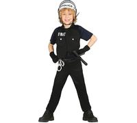 Fiestas Guirca - SWAT Police Officer Costume - Boys