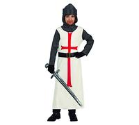 FIESTAS GUIRCA Templar Knight Fancy Dress Costume Boys - Full Medieval Warrior Attire for Teenagers 14-16 Years
