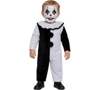 FIESTAS GUIRCA | Terrifying Clown Fancy Dress for Babies - Jumpsuit Costume for Halloween, Oktoberfest and Fancy Dress Parties - Ideal for Toddlers