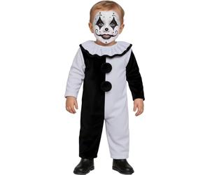 FIESTAS GUIRCA | Terrifying Clown Fancy Dress for Babies - Jumpsuit Costume for Halloween, Oktoberfest and Fancy Dress Parties - Ideal for Toddlers
