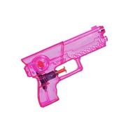 FIESTAS GUIRCA | Transparent Water Pistol (6.7 in) - Toy for Summer and Graduation Parties - Ideal for Birthdays and Stag Parties - Accessory for Children and Adults - Multicoloured
