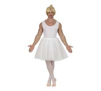 Fiestas Guirca Unisex Adult Ballet Dancer Costume SetL White FG987