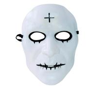 Fiestas Guirca Unisex Adult Cross Pvc Mask Beige (One Size)