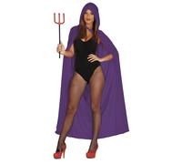 Fiestas Guirca Unisex Adult Hooded Velvet CapeOne Size Lilac FG550