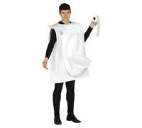 Fiestas Guirca Unisex Adult Toilet CostumeL White FG539