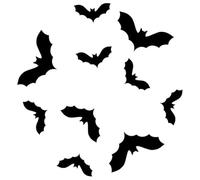FIESTAS GUIRCA | Vampire Cake Decorating Template (25 cm) - Table Decoration Mould for Halloween and Themed Parties - Ideal for Celebrations and Events - White