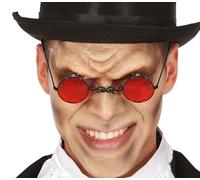 FIESTAS GUIRCA | Vampire Glasses (One Size) - Vampire and Halloween Costume Accessory - Great for Horror Parties and Themed Celebrations - Red