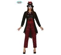 FIESTAS GUIRCA Ladies Voodoo Witch Doctor Halloween Sorceress Costume Size L 14-16