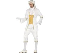 FIESTAS GUIRCA White Count Fancy Dress Costume Adult Man Size Medium