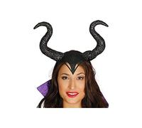 Fiestas Guirca Adult Evil Fairy Tiara Maleficent Headpiece Fancy Dress Accessory
