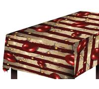 Fiestas Guirca Wizard Clown Tablecloth, 137 cm x 274 cm Size, Brown/Red