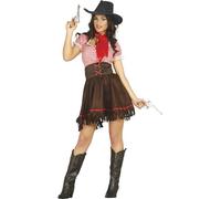 FIESTAS GUIRCA Women's Checked Cowgirl Costume