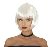 Fiestas Guirca Womens/Ladies Bob WigOne Size White FG938