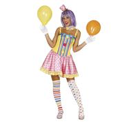 Fiestas Guirca Womens/Ladies Clown Costume SetS Multicoloured FG499