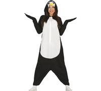 Fiestas Guirca Womens/Ladies Penguin Costume SetM White/Black FG575
