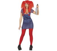Fiestas Guirca Womens/Ladies Rag Doll Costume10 UK - 12 UK Blue/Red FG321