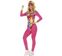 Fiestas Guirca Womens/Ladies Roller Psychedelic Costume SetM Multicoloured FG14