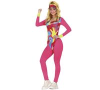 Fiestas Guirca Womens/Ladies Roller Psychedelic Costume SetXL Pink/Multicoloured