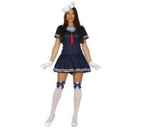 Fiestas Guirca Womens/Ladies Sailor CostumeS Blue/White FG1679