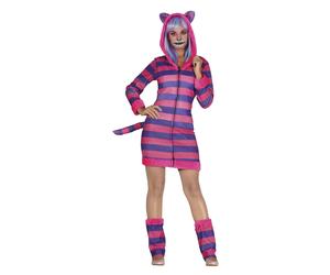 Fiestas Guirca Womens/Ladies Tabby Cat CostumeXL Pink/Lilac FG984
