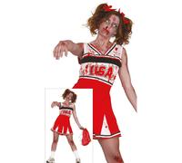 Fiestas Guirca Womens/Ladies Zombie Cheerleader Costume FG1481