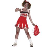 Fiestas Guirca Womens/Ladies Zombie Cheerleader Costume FG1481