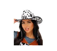 Cowboy Cow Print Stetson Adult Fancy Dress Accessory