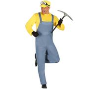 Fiestas Guirca Miner Fancy Dress Costume Adult Man Size Large 52-54