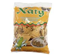 Fiestas Totopos Corn Tortilla Chips 400g - Authentic Mexican Corn Nacho Chips, Crunchy Salted Tortilla Triangles