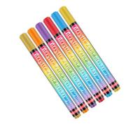 Fieuaah 6pcs Pet Nails Polish Pens for Safe Smellless, A color, C | Fast Drying Polish Colouring Brush for Dog, Pet Salon Grooming Supply, Safe for Home and Cats