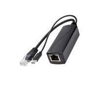 Fieuaah Data Power Separator PoE Splitter RJ45 USB C Adapter Fast, C | Ethernet 100Mbps 5V 2.4A for Remote Device Placement
