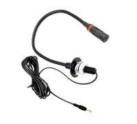 Fieuaah Driver Speech Microphone 3.5 Mm Flexible Gooseneck, A | Pickup for Bus Driver Passenger Communication with Mounting Hardware for Announcement Use
