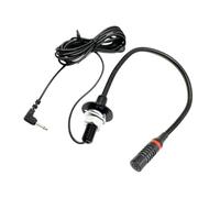 Fieuaah Driver Speech Microphone 3.5 Mm Flexible Gooseneck, B | Pickup for Bus Driver Passenger Communication with Mounting Hardware for Announcement Use