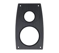 Fieuaah Metal Loudspeaker Grille Panel, Black matte color 4 INCHES | Easy Installation Replacement for Bookshelf Loudspeaker Small HIFI Passive Home Sound Loudspeaker Accessories