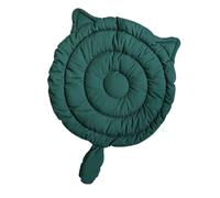 Fieuaah Pet Bed Pad, Washable Resting Cushion, Cartoon Outline, S | Polyester Fabric, Playful Head Design, Everyday Home Lounge, Crate Companion, Indoor Calm Corner, Cozy Rest