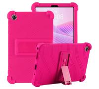 FIEWESEY Case for Lenovo Tab One 8.7 inch Tablet,Shockproof Lightweight Protective Kids Friendly Soft Silicone Adjustable Stand Cover for Lenovo Tab One 8.7 inch/K9 TB305FU (2025) Tablet (Pink)