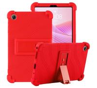 FIEWESEY Case for Lenovo Tab One 8.7 inch Tablet,Shockproof Lightweight Protective Kids Friendly Soft Silicone Adjustable Stand Cover for Lenovo Tab One 8.7 inch/K9 TB305FU (2025) Tablet (Red)