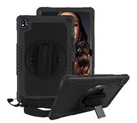 FIEWESEY for TCL TABMAX 10.4 Inch Tablet Case,Heavy-Duty Shockproof Kids Friendly Hybrid Rugged Protective Case for Nokia T20/Nokia T21/TCL Tab Pro 5G 9198S/VASTKING KingPad M10 Tablet(Black/Black)