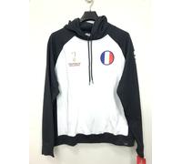 Official FIFA World Cup 2022 Overhead Hoodie, Men's, France, X-X-Large White/Navy