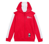 FIFA Official 2023 Women's Football World Cup Youth Team Zipped Hoodie, Denmark, White, 8-10 years