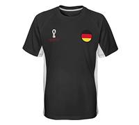 FIFA Official World Cup 2022 Side Panel T-Shirt, Kids, Germany, Age 4-5 Black