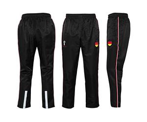 FIFA Official World Cup 2022 Training Football Tracksuit Bottoms, Men's, Germany, Small Black